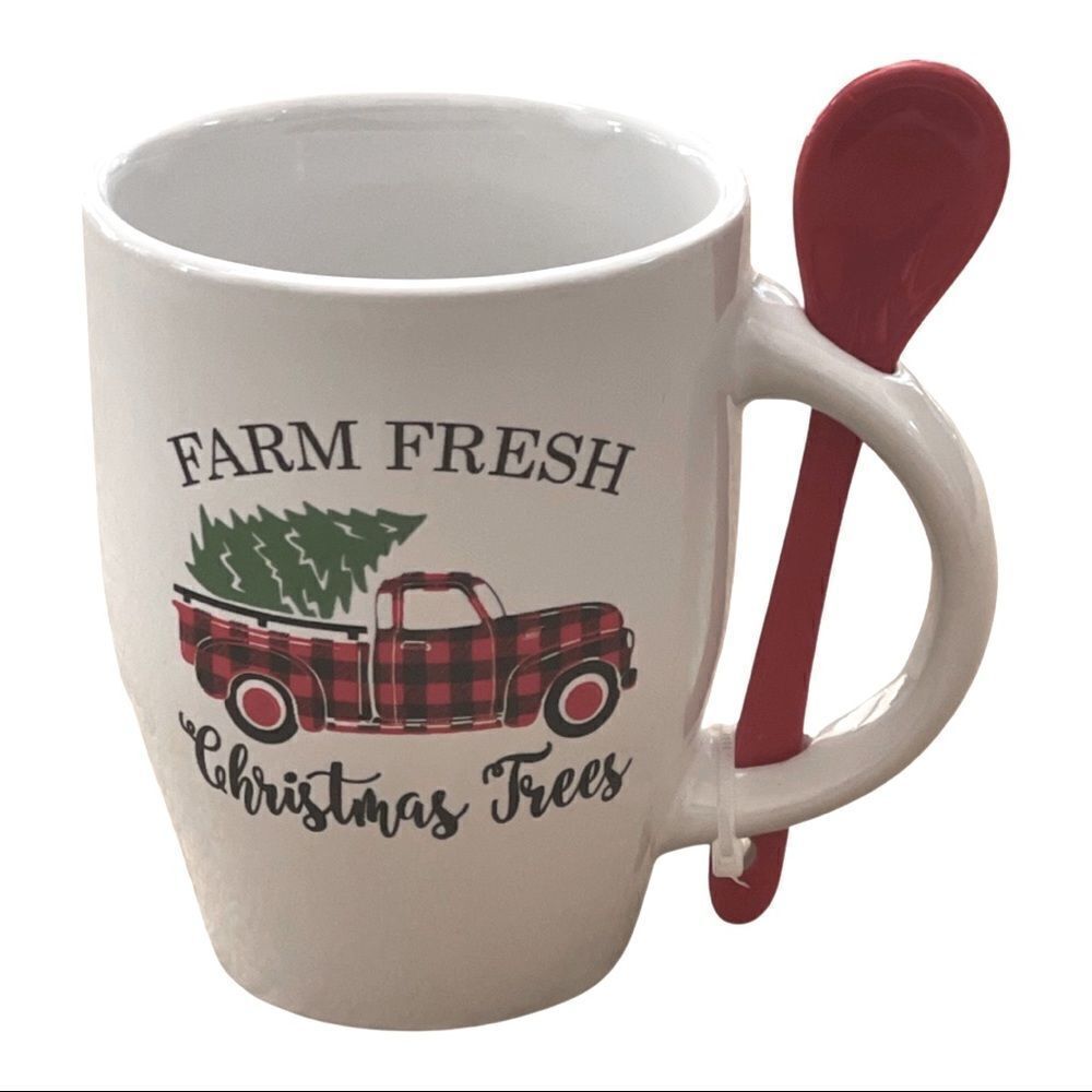 Farm Fresh Christmas Mug & Spoon